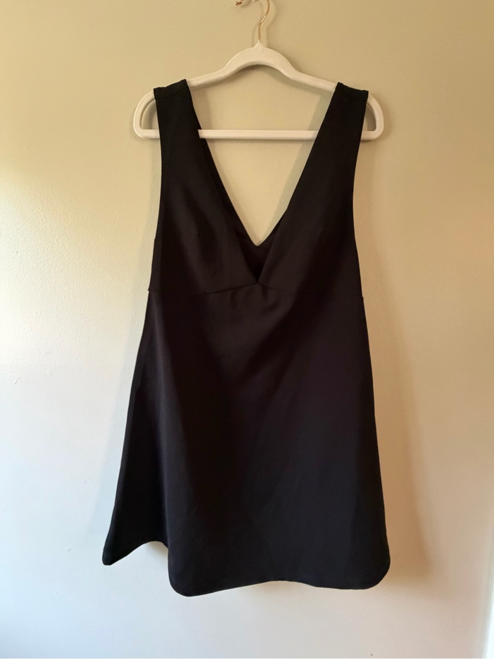 Reserved- Black V-Neck Sleeveless Mini Dress